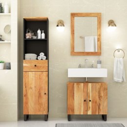 3-cz. zestaw mebli łazienkowych, lite drewno akacjowe