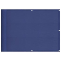Parawan balkonowy, niebieski, 75x700 cm, 100% poliester Oxford