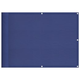 Parawan balkonowy, niebieski, 75x800 cm, 100% poliester Oxford