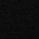 Podnóżek, czarny, 77x55x31 cm, tapicerowany tkaniną