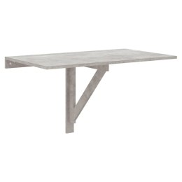 Składany stolik kawowy, szarość betonu, 100x60x56 cm