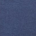 VidaXL Zagłówki do łóżka, 4 szt., niebieskie, 100x7x78/88 cm, tkanina