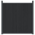VidaXL Panel ogrodzeniowy, szary, 1045x186 cm, WPC