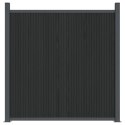 VidaXL Panel ogrodzeniowy, szary, 1218x186 cm, WPC