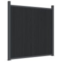 VidaXL Panel ogrodzeniowy, szary, 1564x186 cm, WPC