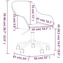 VidaXL Obrotowe krzesła stołowe, 2 szt., jasnoszare, aksamitne
