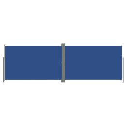 Zwijana markiza boczna, niebieska, 220x600 cm