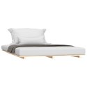 VidaXL Rama łóżka, 140x200 cm, lite drewno sosnowe
