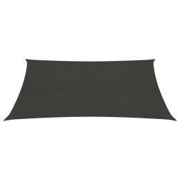 Żagiel przeciwsłoneczny, 160 g/m², antracytowy, 2x2,5 m, HDPE