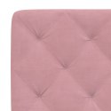 VidaXL Rama łóżka z zagłówkiem, różowa, 80x200 cm, aksamitna