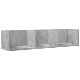 VidaXL Szafka wisząca, szarość betonu, 75x18x16,5 cm