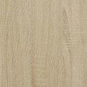 VidaXL Stolik kawowy, dąb sonoma, 70x70x29 cm, materiał drewnopochodny