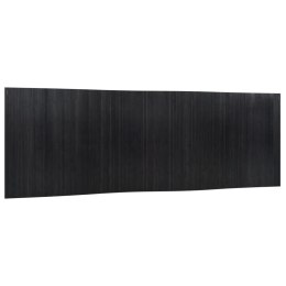 VidaXL Parawan, czarny, 165x600 cm, bambusowy