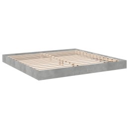 VidaXL Rama łóżka, szarość betonu, 180x200 cm, materiał drewnopochodny