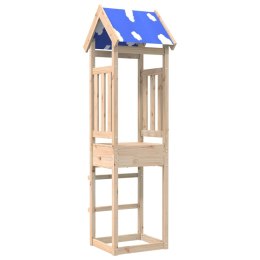 VidaXL Wieża do placu zabaw, 52,5x46,5x208 cm, lite drewno sosnowe