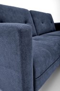 CORNELIUS sofa rozkładana z funkcją narożnika niebieska