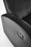 WONDER fotel rozkładany z funkcją kołyski, czarny
