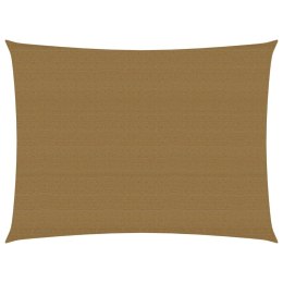 Żagiel przeciwsłoneczny, 160 g/m², kolor taupe, 3x4,5 m, HDPE