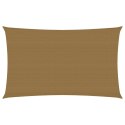 Żagiel przeciwsłoneczny, 160 g/m², kolor taupe, 2,5x5 m, HDPE