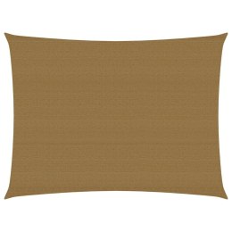 Żagiel przeciwsłoneczny, 160 g/m², taupe, 2,5x3,5 m, HDPE