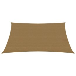 Żagiel przeciwsłoneczny, 160 g/m², taupe, 2,5x3,5 m, HDPE