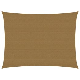 Żagiel przeciwsłoneczny, 160 g/m², taupe, 3,5x5 m, HDPE