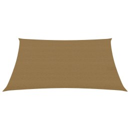 Żagiel przeciwsłoneczny, 160 g/m², taupe, 3,5x5 m, HDPE