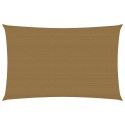 Żagiel przeciwsłoneczny, 160 g/m², kolor taupe, 2,5x4,5 m, HDPE