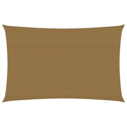 Żagiel przeciwsłoneczny, 160 g/m², kolor taupe, 2,5x4,5 m, HDPE