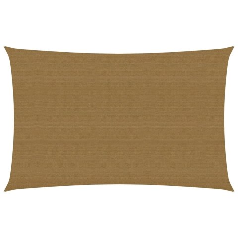 Żagiel przeciwsłoneczny, 160 g/m², kolor taupe, 2,5x4,5 m, HDPE