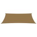 Żagiel przeciwsłoneczny, 160 g/m², kolor taupe, 2,5x4,5 m, HDPE