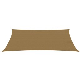 Żagiel przeciwsłoneczny, 160 g/m², kolor taupe, 2,5x4,5 m, HDPE