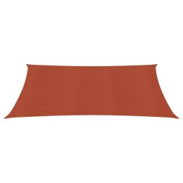 Żagiel przeciwsłoneczny, 160 g/m², terakotowy, 2,5x4,5 m, HDPE