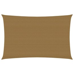 Żagiel przeciwsłoneczny, 160 g/m², taupe, 2x4 m, HDPE