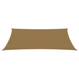 Żagiel przeciwsłoneczny, 160 g/m², taupe, 2x4 m, HDPE