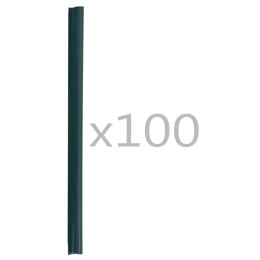 VidaXL 100 szt. klipsy do taśmy ogrodzeniowej, PVC, zielone
