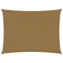 Żagiel przeciwsłoneczny, 160 g/m², kolor taupe, 2,5x4 m, HDPE