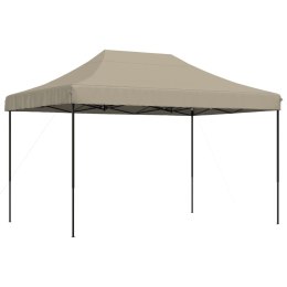 Składany namiot imprezowy typu pop-up, taupe, 410x279x315 cm