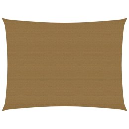 Żagiel przeciwsłoneczny, 160 g/m², taupe, 6x7 m, HDPE