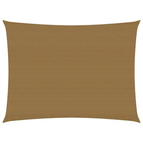 Żagiel przeciwsłoneczny, 160 g/m², taupe, 6x7 m, HDPE