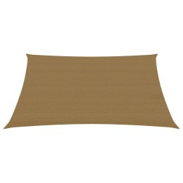 Żagiel przeciwsłoneczny, 160 g/m², taupe, 6x7 m, HDPE