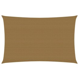 Żagiel przeciwsłoneczny, 160 g/m², taupe, 5x7 m, HDPE