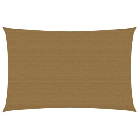 Żagiel przeciwsłoneczny, 160 g/m², taupe, 5x7 m, HDPE