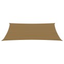 Żagiel przeciwsłoneczny, 160 g/m², taupe, 5x7 m, HDPE