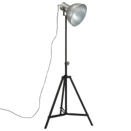 VidaXL Lampa stojąca, 25 W, srebro vintage, 61x61x90/150 cm, E27