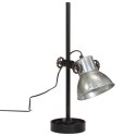 Lampa stołowa, 25 W, srebro vintage, 15x15x55 cm, E27