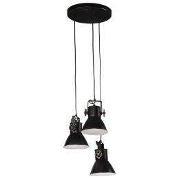 VidaXL Lampa wisząca, 25 W, czarna, 30x30x100 cm, 17 cm, E27