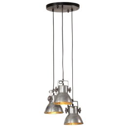 Lampa wisząca, 25 W, srebro vintage, 30x30x100 cm, E27