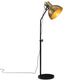 VidaXL Lampa stojąca, 25 W, antyczny mosiądz, 30x30x90-150 cm, E27