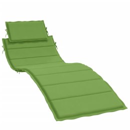 VidaXL Poduszka na leżak, zielony melanż, 186x58x3 cm, tkanina